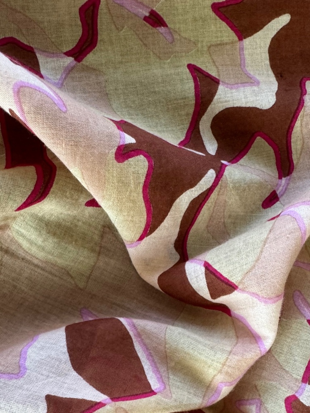 NWOT, ROLLER RABBIT SCARF/BANDANA IN FLORAL PRINT